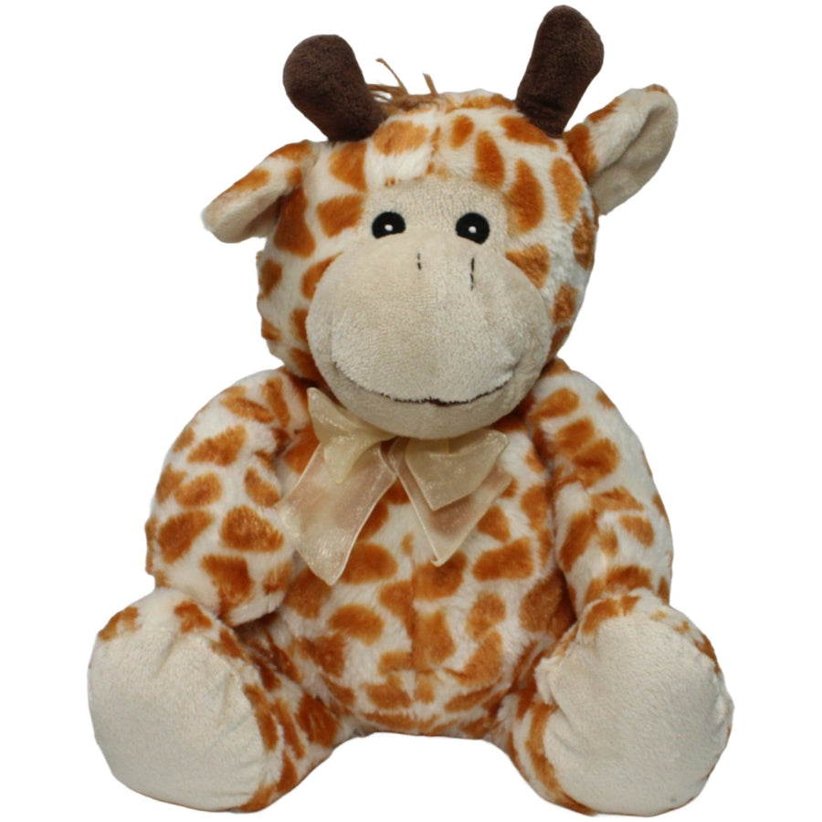Sitzende Giraffe mit Schleife
