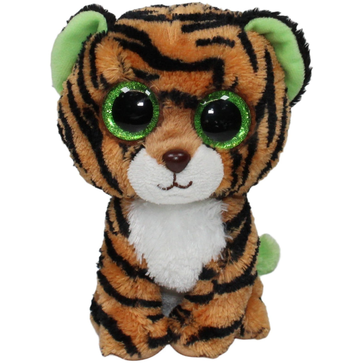 123000020905 TY Tiger Stripes mit Glitzeraugen, klein Kuscheltier Kumpel Leo 15cm Braun ebay - stofftiere