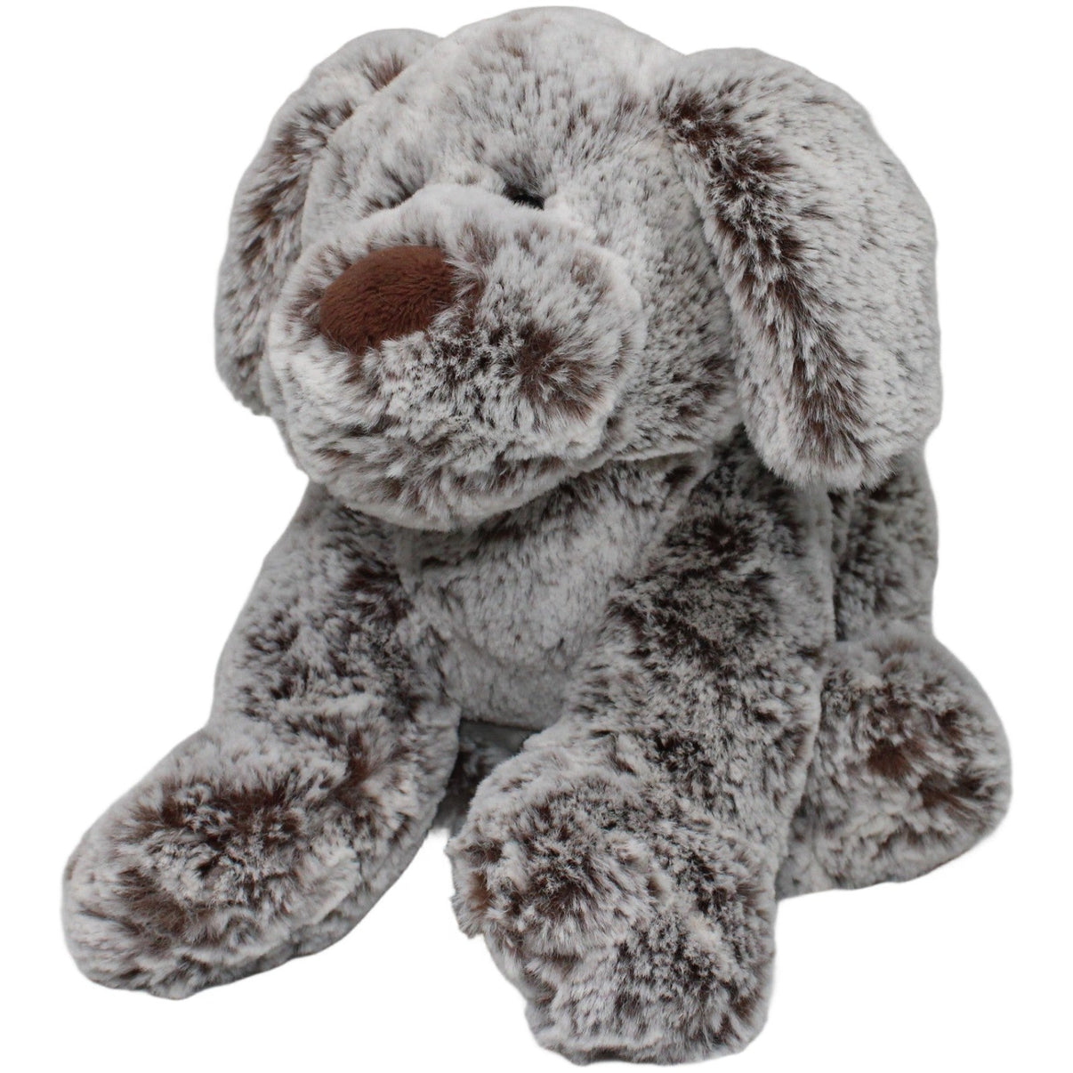 123000020932 Nicotoy Superweicher Hund, grau - braun Kuscheltier Kumpel Leo 27cm Braun ebay - stofftiere