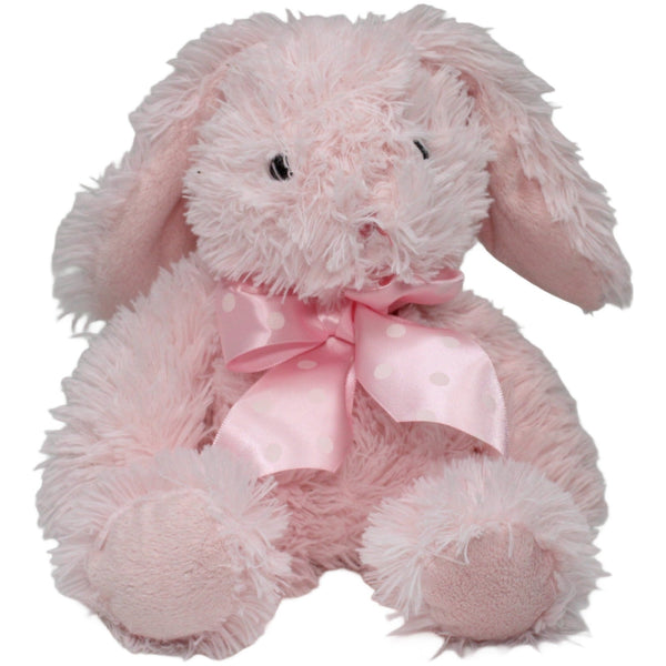 Süßer rosa Hase mit Schleife