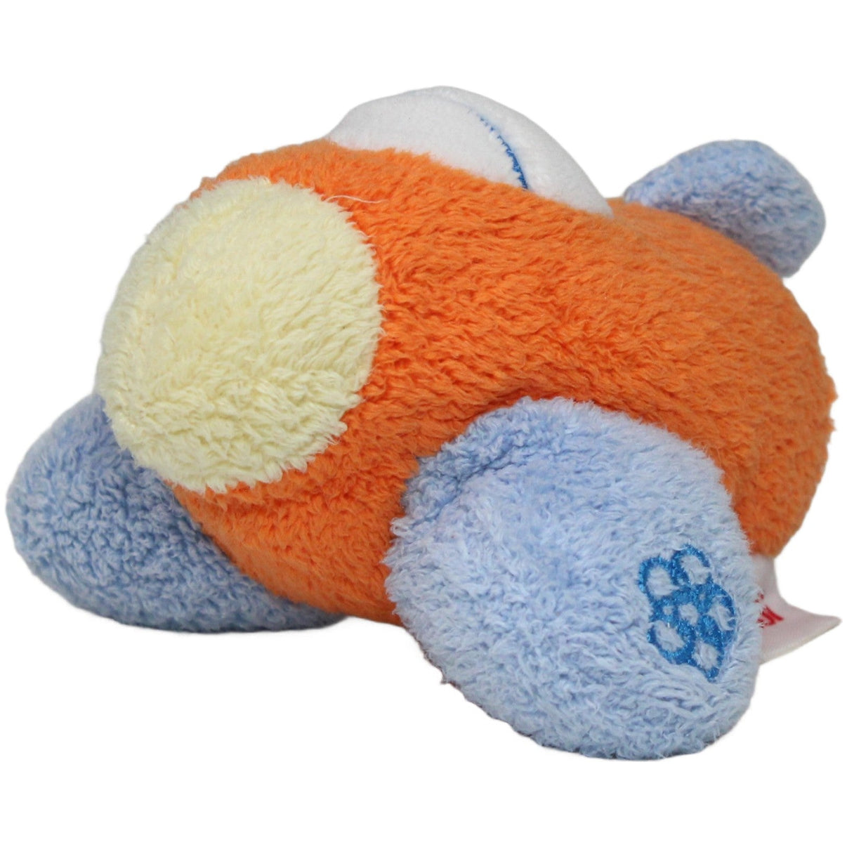 123000020985 Trudi Orange - blaues Flugzeug Greifling mit Rassel Kumpel Leo 10cm 23cm Blau