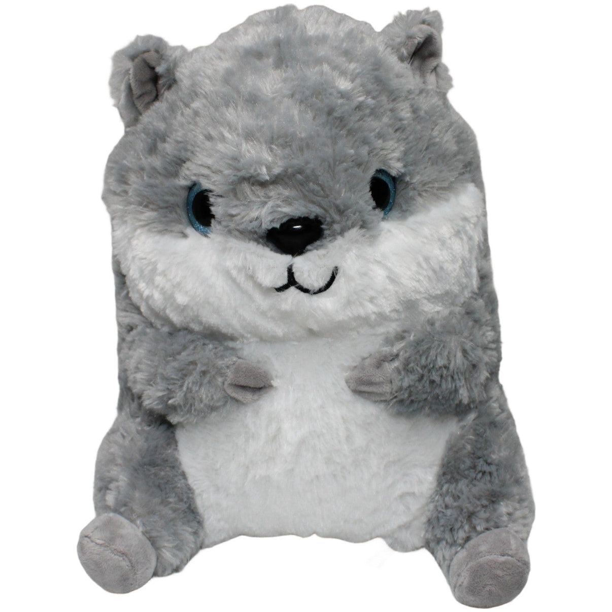 123000021023 Krüger & Gregoriades Großer Hamster mit Glitzeraugen, grau - weiß Kuscheltier Kumpel Leo 30cm ebay - 20 - stofftiere Gebraucht