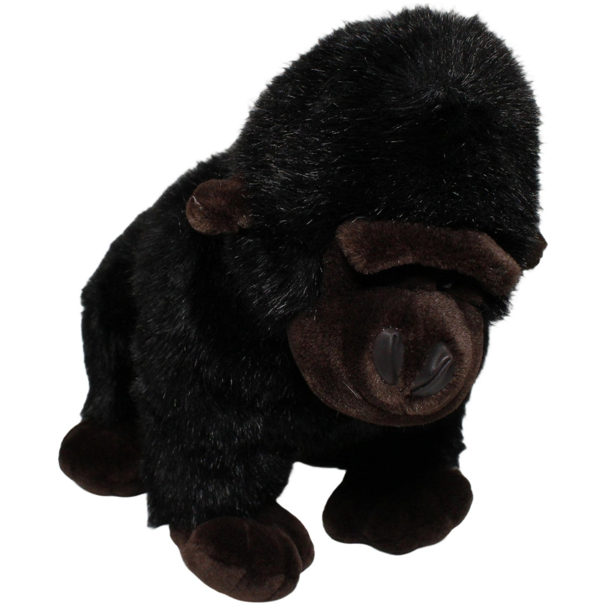 123000021059 Althans Club Schwarzer XL Gorilla, schwarz Kuscheltier Kumpel Leo 40cm _Vintage_ Affe