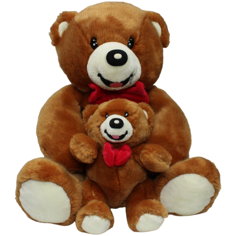 Großer Teddybär mit kleinem Teddybär