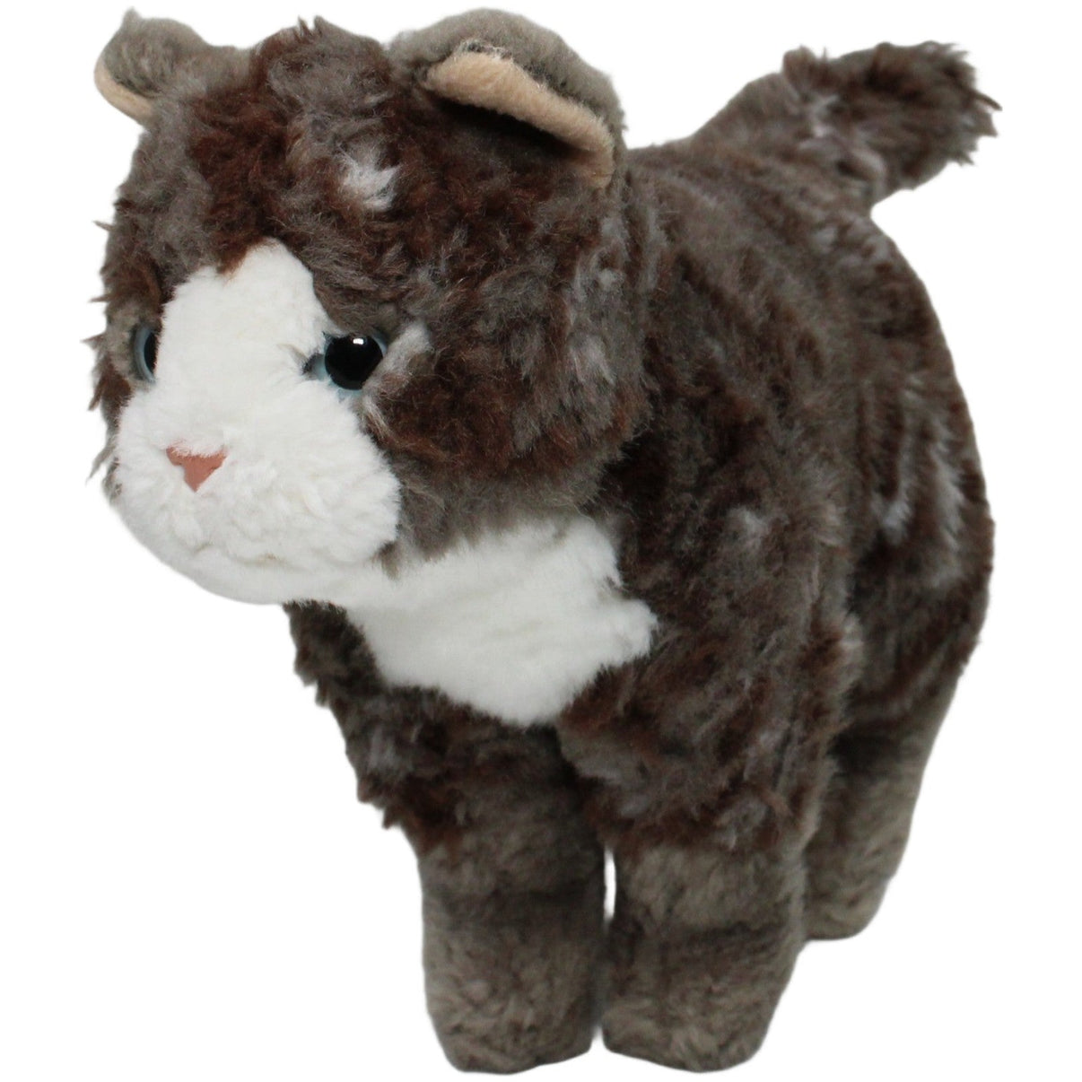 123000021094 Teddy - Hermann Hermann Teddy Collection, graue Tigerkatze Kuscheltier Kumpel Leo 22cm ebay - stofftiere Gebraucht