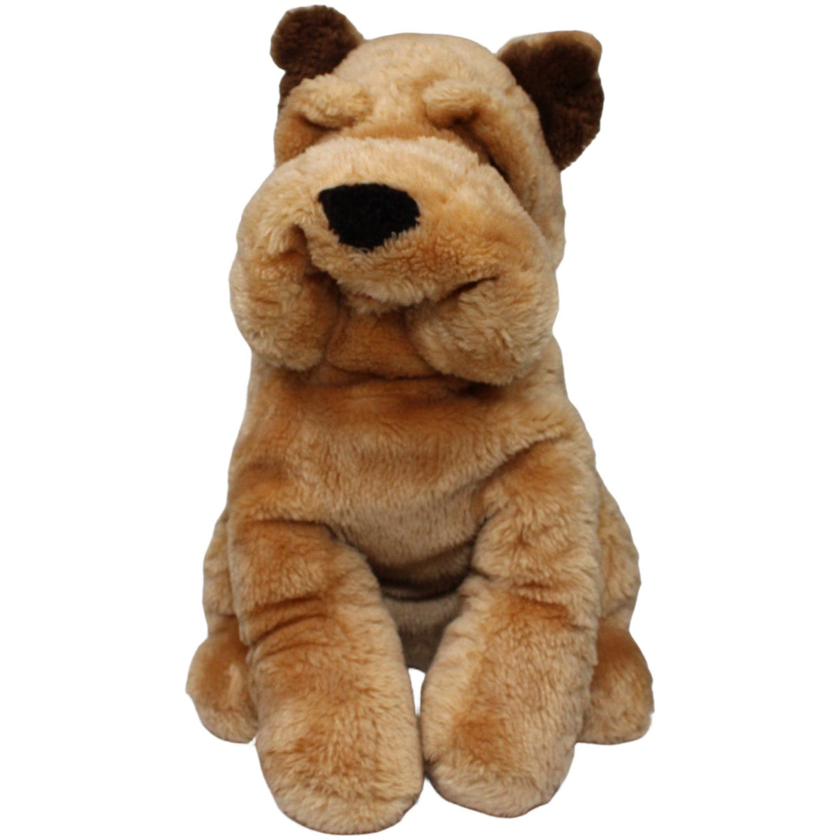 123000021096 Unbekannt Sitzender Shar - Pei, groß Kuscheltier Kumpel Leo 35cm Braun ebay - 20 - stofftiere