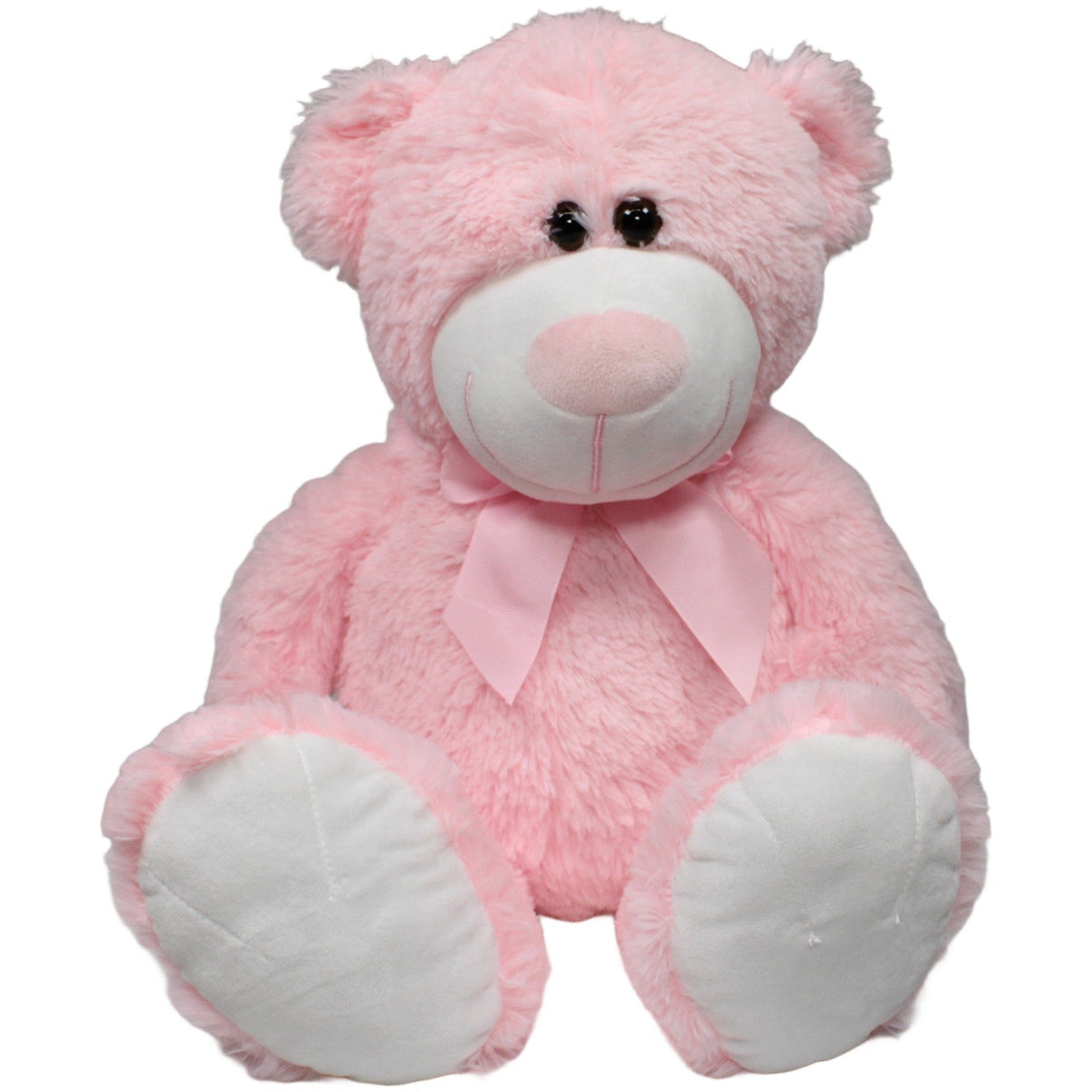 123000021099 Smiki XL Rosa Teddybär mit Schleife Kuscheltier Kumpel Leo 55cm ebay - 20 - stofftiere Gebraucht