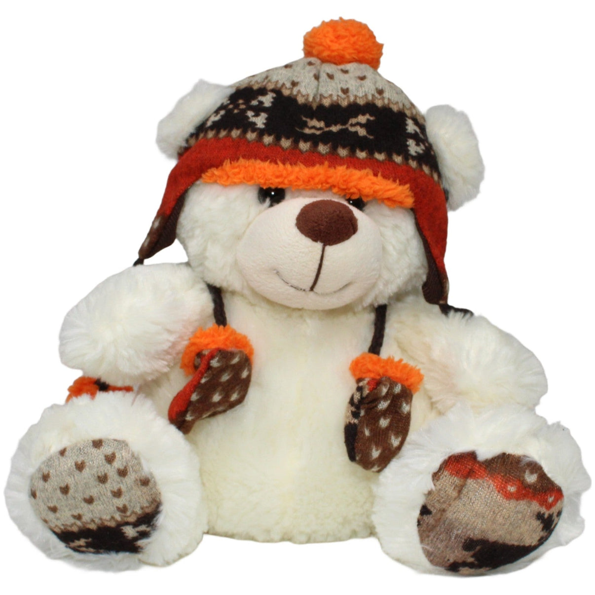 123000021114 Kids Globe Winterlicher Eisbär, sitzend Kuscheltier Kumpel Leo 25cm ebay - stofftiere Eisbär
