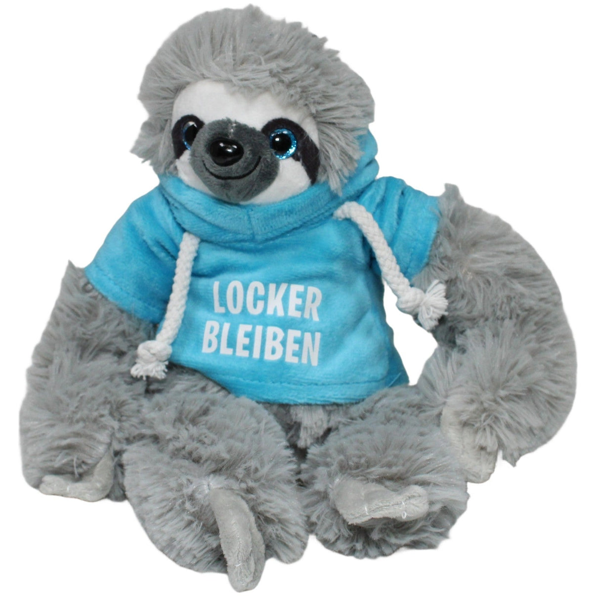 123000021119 FLOTI Flos Toys, Faultier Relaxy "LOCKER BLEIBEN" Kuscheltier Kumpel Leo 30cm Blau ebay - stofftiere