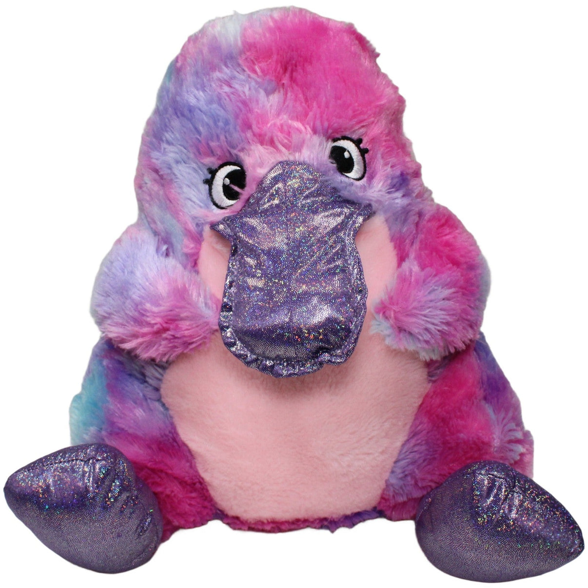 123000021124 Auchan Süßes pink - rosa Schnabeltier Kuscheltier Kumpel Leo 35cm ebay - stofftiere Gebraucht