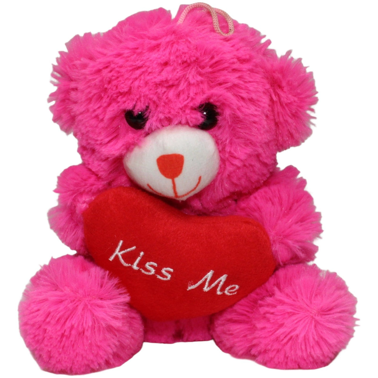 123000021143 FLOTI Flos Toys, pinker Teddybär mit Herz "Kiss Me" Kuscheltier Kumpel Leo 20cm ebay - stofftiere Gebraucht