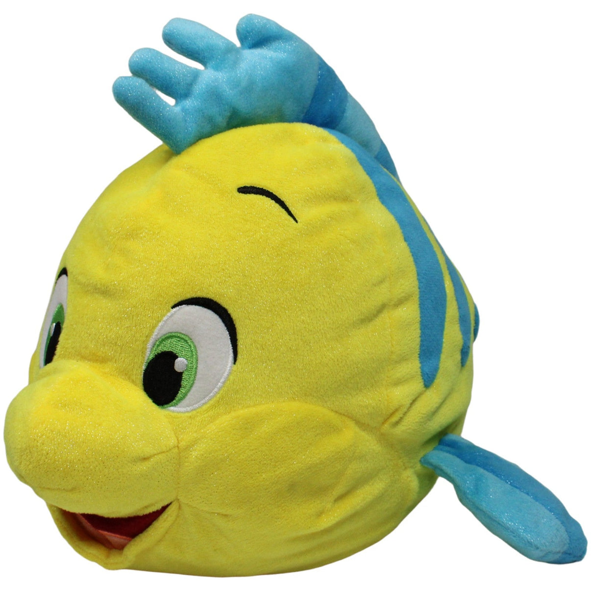 123000021163 Disney Disney Store, großer Glitzer - Fabius aus Arielle die Meerjungfrau Kuscheltier Kumpel Leo 37cm Blau Charakter