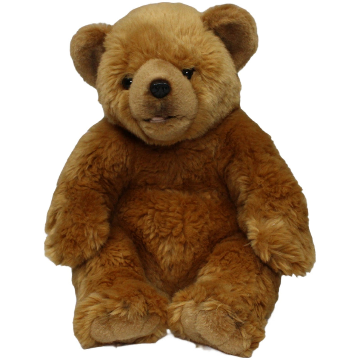 123000021181 Uni - Toys Hübscher großer Braunbär, sitzend Kuscheltier Kumpel Leo 35cm Braun Bär