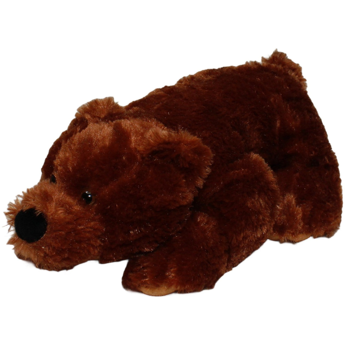 123000021197 KiK Bär, liegend Kuscheltier Kumpel Leo 35cm Braun Bär