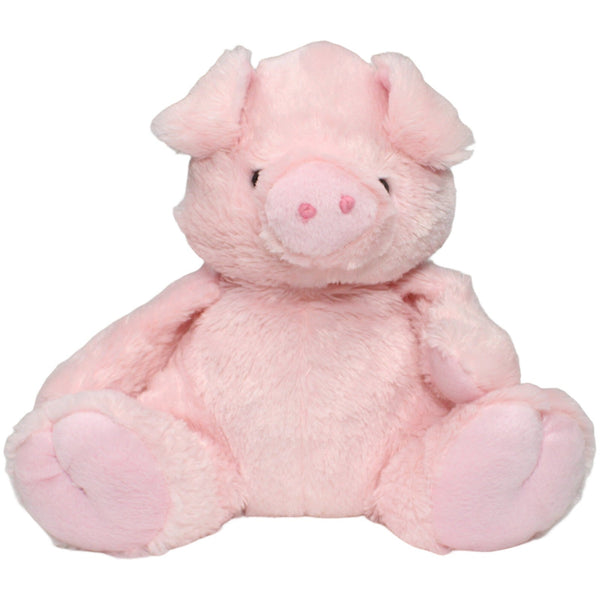 Sitzendes Schwein mit Schlenker Armen