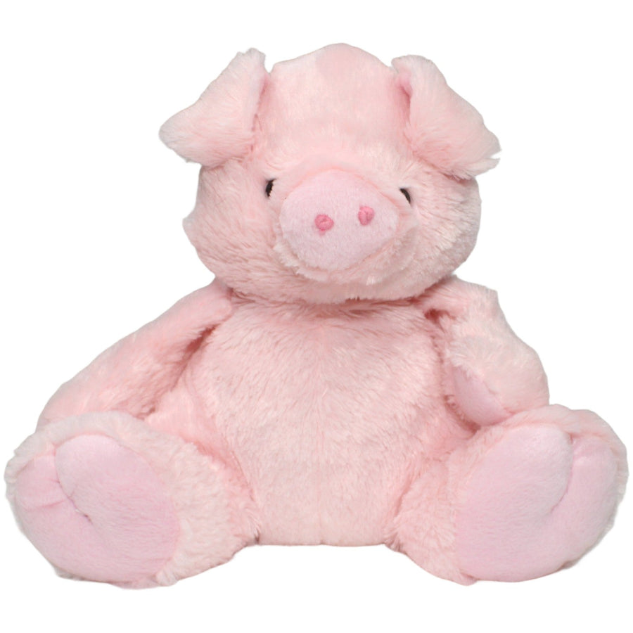 Sitzendes Schwein mit Schlenker Armen