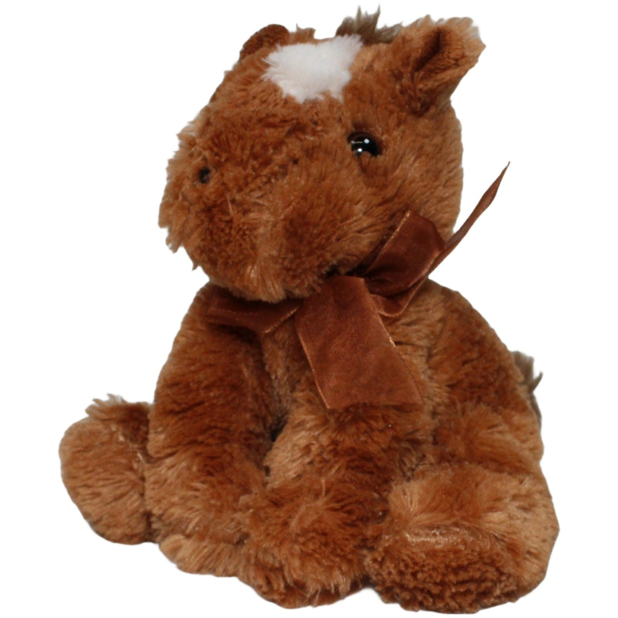 123000021236 Nanu - Nana Braunes Pferd mit Schleife, sitzend Kuscheltier Kumpel Leo 20cm Braun ebay - 20 - stofftiere