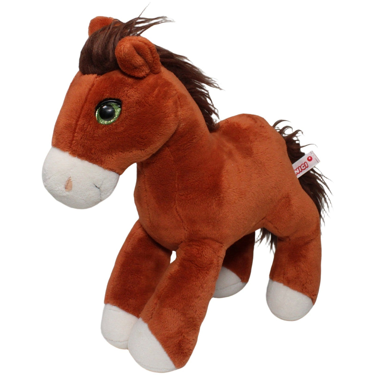 123000021255 NICI Soulmates, großer braunes Pferd Flower stehend Kuscheltier Kumpel Leo 35cm Braun ebay - 20 - stofftiere