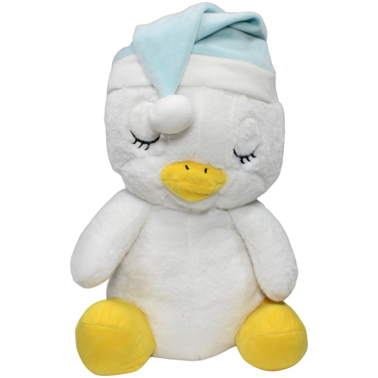123000021258 KiK Süße XL Ente mit Schlafmütze Kuscheltier Kumpel Leo 42cm Blau ebay - 20 - stofftiere