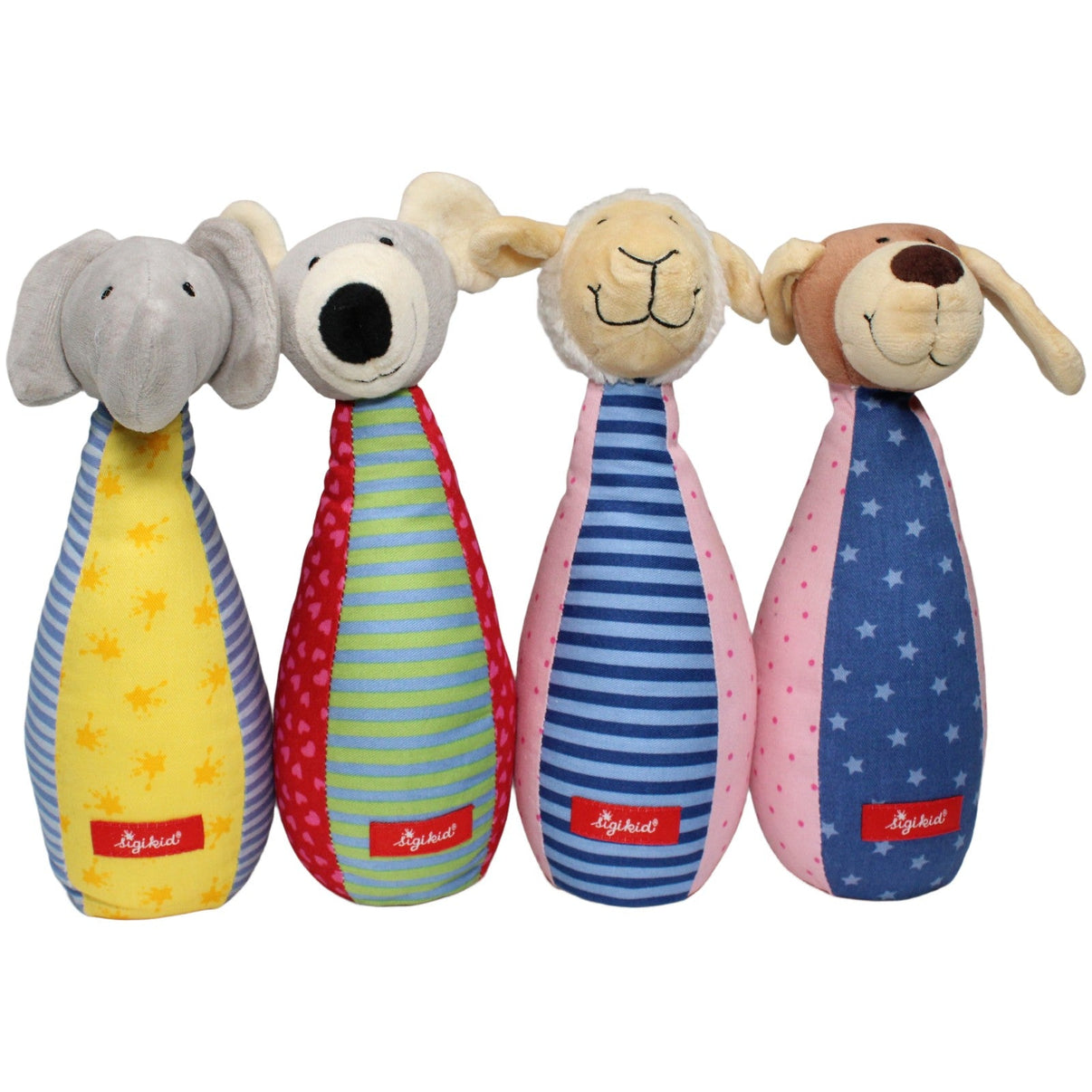 123000021261 Sigikid Kegel 4er Set mit Tieren Kegel Kumpel Leo 22cm ebay - 20 - baby - sonstiges Elefant