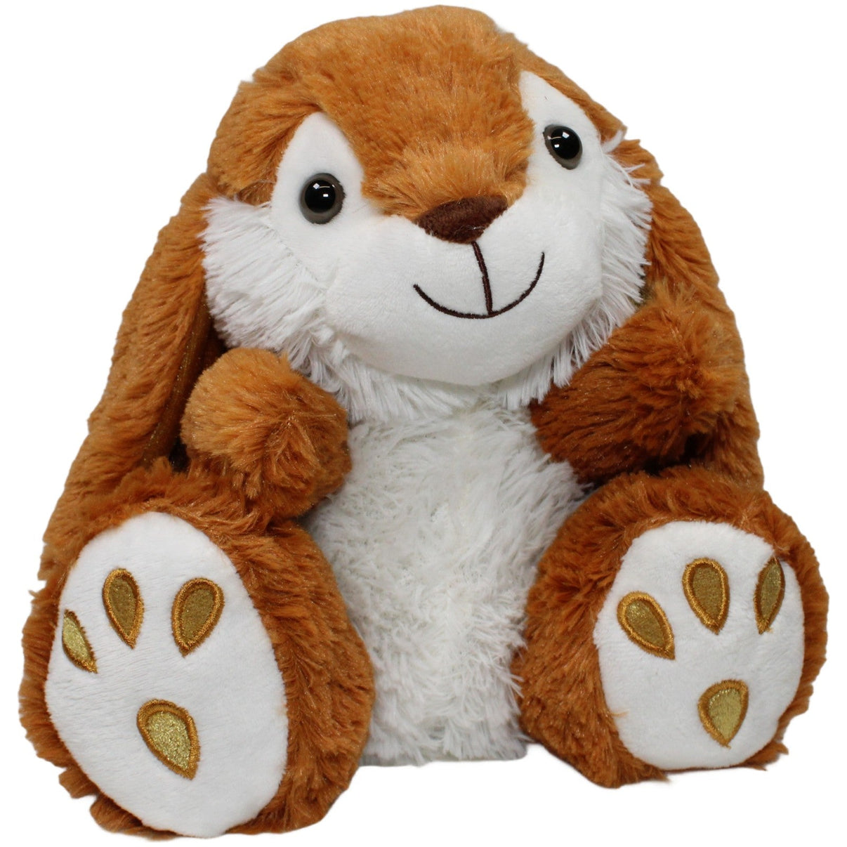 123000021277 Heunec Süßer Hase mit Glitzer - Ohren, sitzend Kuscheltier Kumpel Leo 25cm Braun ebay - stofftiere