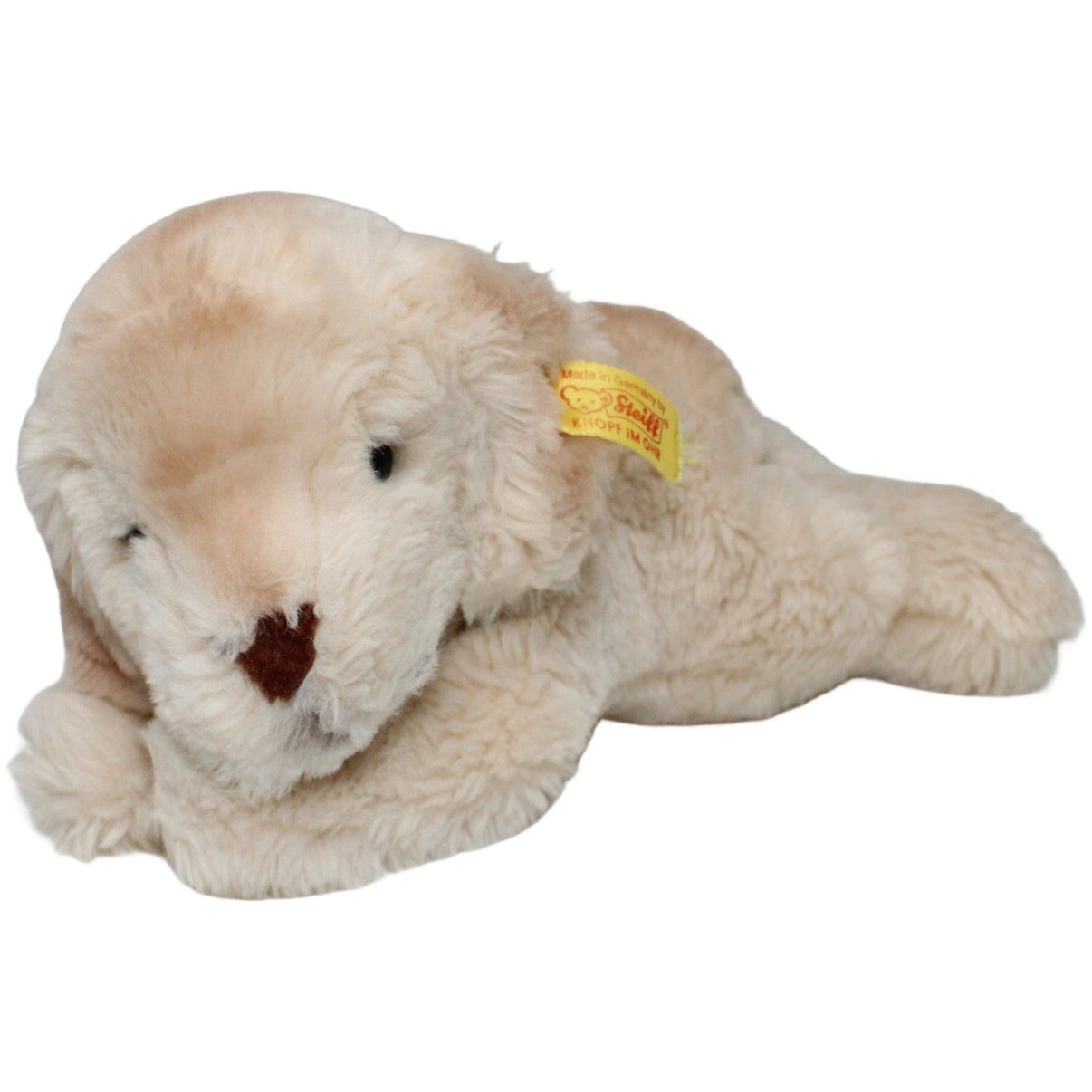 123000021304 Steiff Luca Labrador (280252) Kuscheltier Kumpel Leo 25cm _Vintage_ Beige
