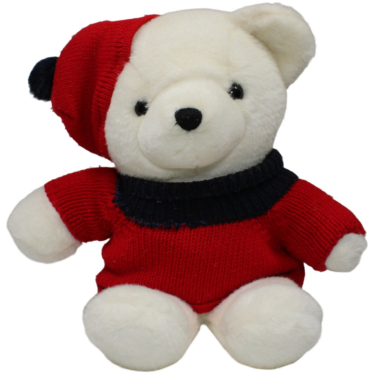 123000021354 Kuschelwuschel Weißer XL Teddybär mit Strickpullover & Mütze Kuscheltier Kumpel Leo 40cm Blau ebay - 20 - stofftiere