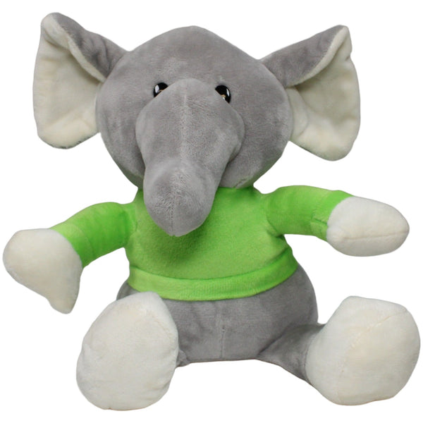 Elefant mit grünem Oberteil