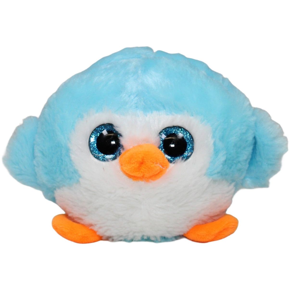 123000021385 Woolworth Kuschel Woolis, runder Pinguin mit Glitzer - Augen Kuscheltier Kumpel Leo 12cm Blau ebay - stofftiere