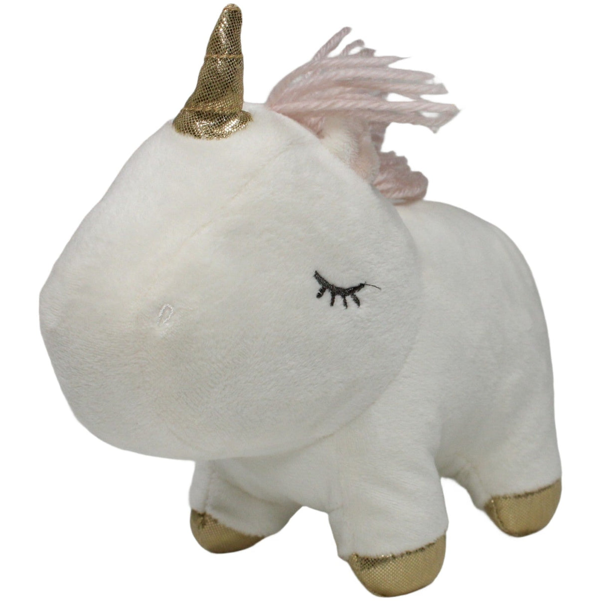 123000021392 H&M HOME, weißes Einhorn mit goldenem Horn Kuscheltier Kumpel Leo 20cm ebay - stofftiere Einhorn
