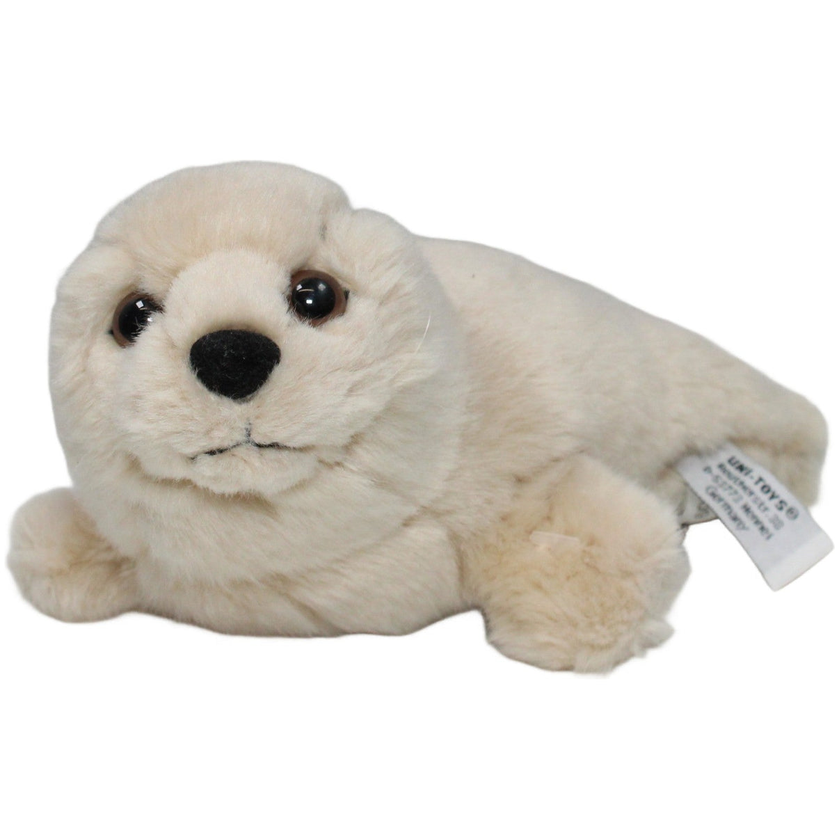 123000021456 Uni - Toys Beige Robbe, liegend Kuscheltier Kumpel Leo 20cm Beige ebay - stofftiere
