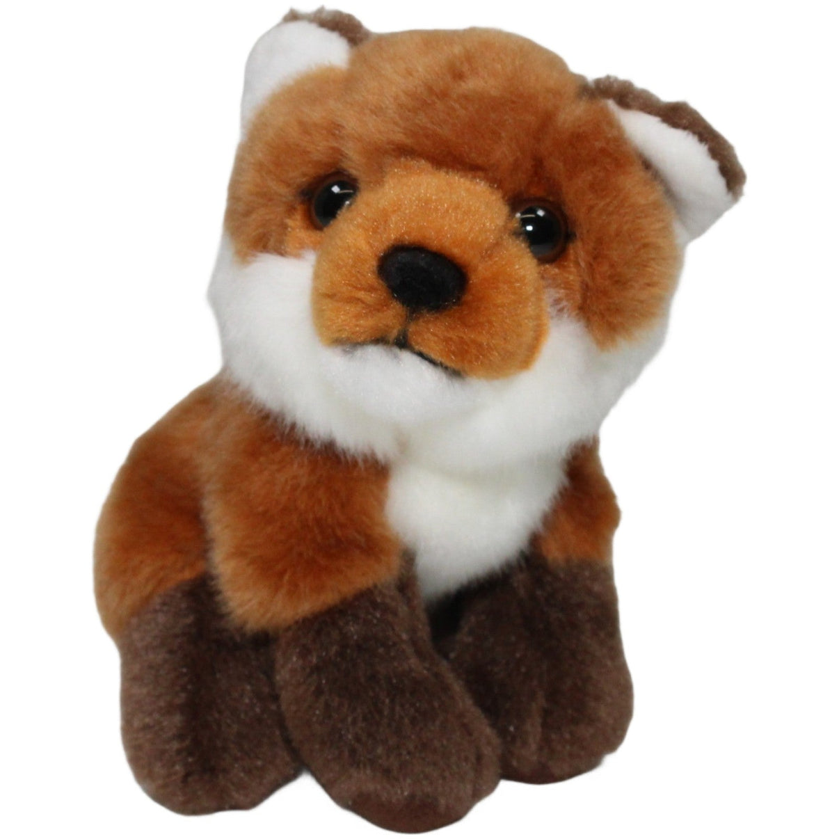 123000021494 Nature Planet Kleiner Fuchs, sitzend Kuscheltier Kumpel Leo 14cm Braun ebay - stofftiere