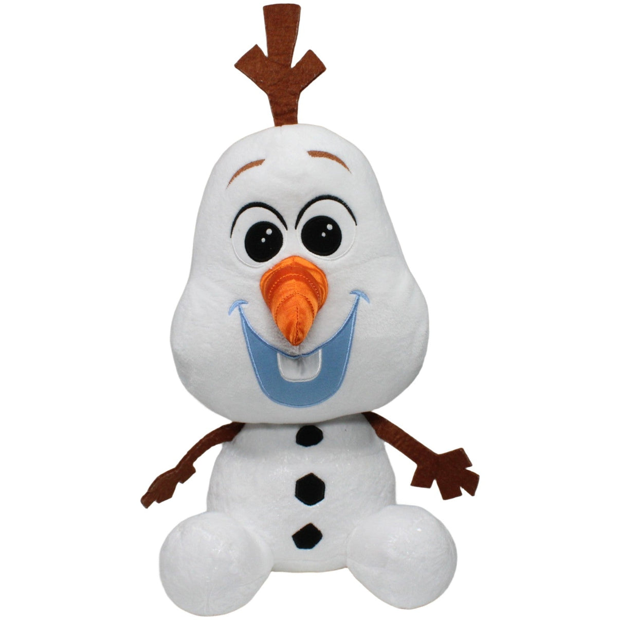 123000021504 Nicotoy XL Olaf mit Schneeflocken - Muster aus Disney Frozen Plüschfigur Kumpel Leo 45cm Braun Charakter