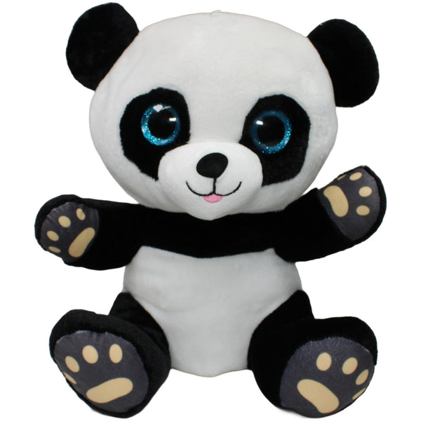 Flos Toys, Süßer XL Panda mit Glitzeraugen