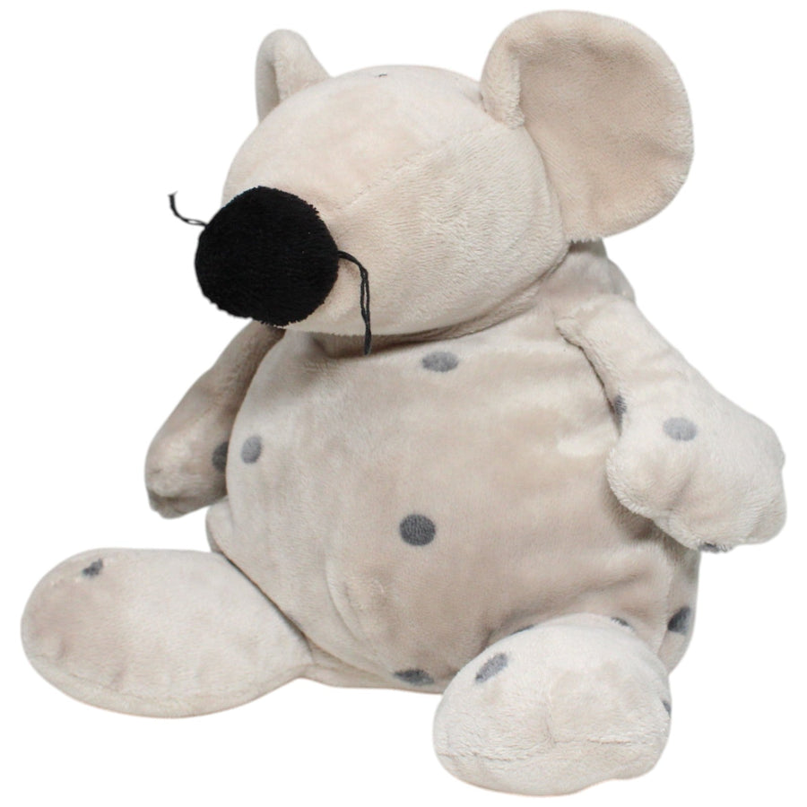 Funnimals, hellgraue Maus mit Punkten