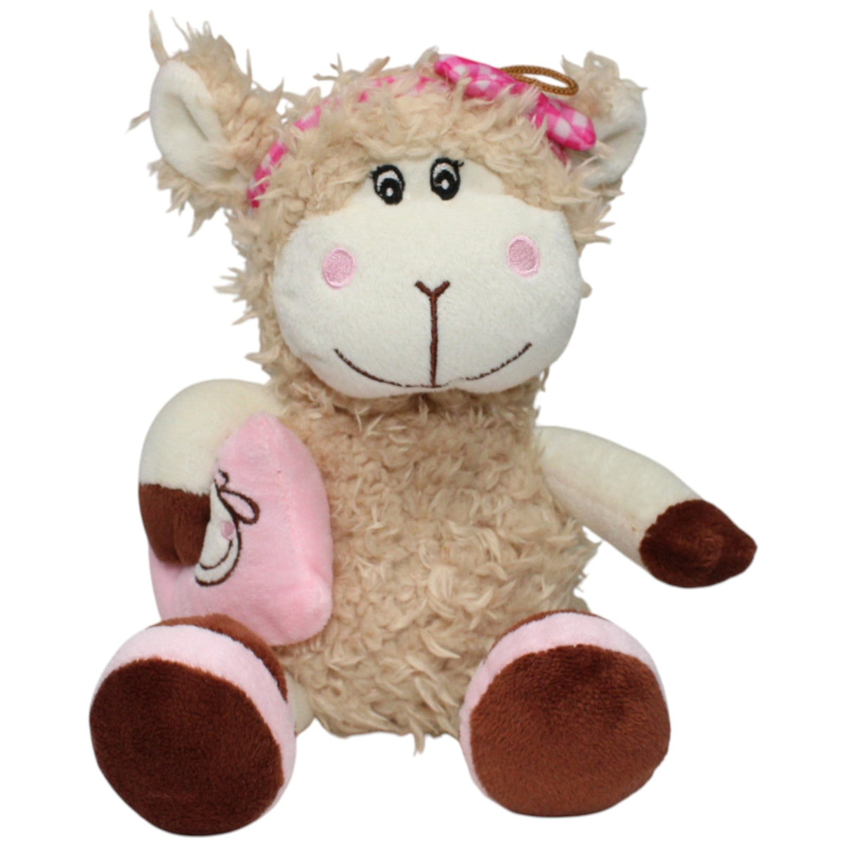 123000021520 FLOTI Flos Toys, beiges Schlenker Schaf mit Kissen Kuscheltier Kumpel Leo 30cm Beige ebay - stofftiere