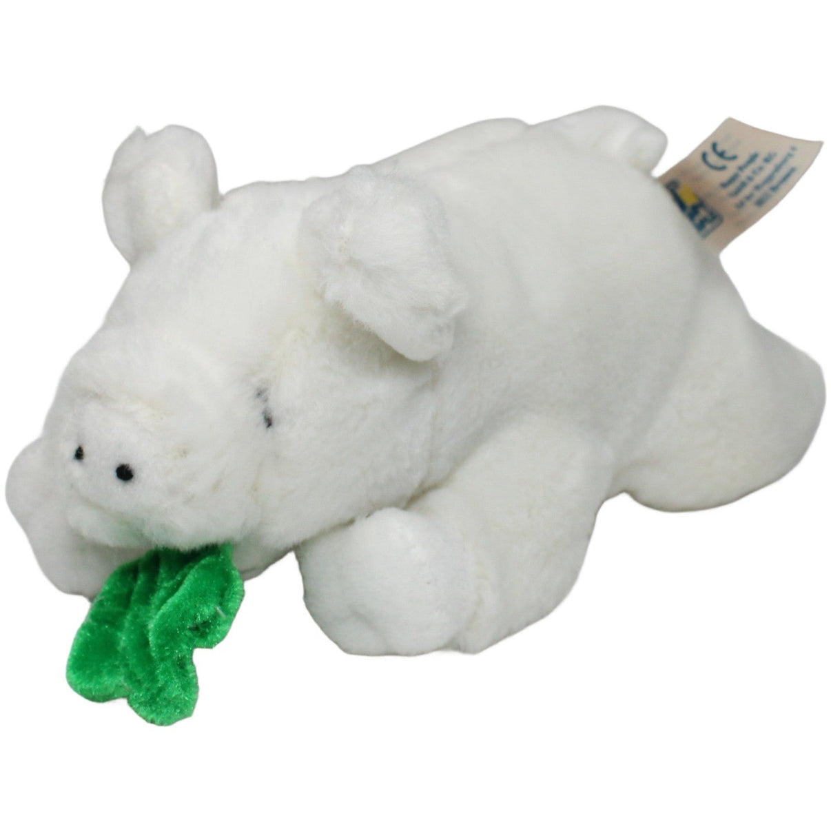 123000021571 Happy People Weißes Glücks - Schwein mit Kleeblatt, liegend Kuscheltier Kumpel Leo 19cm ebay - stofftiere Gebraucht