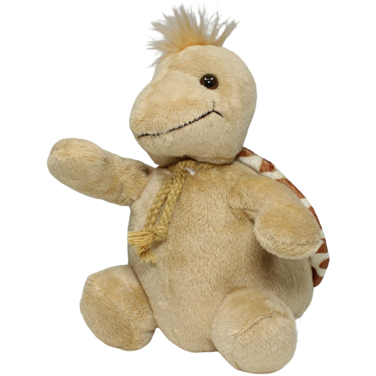 123000021578 Seneca Sparkasse, braune sitzende Schildkröte Kuscheltier Kumpel Leo 18cm Beige Braun
