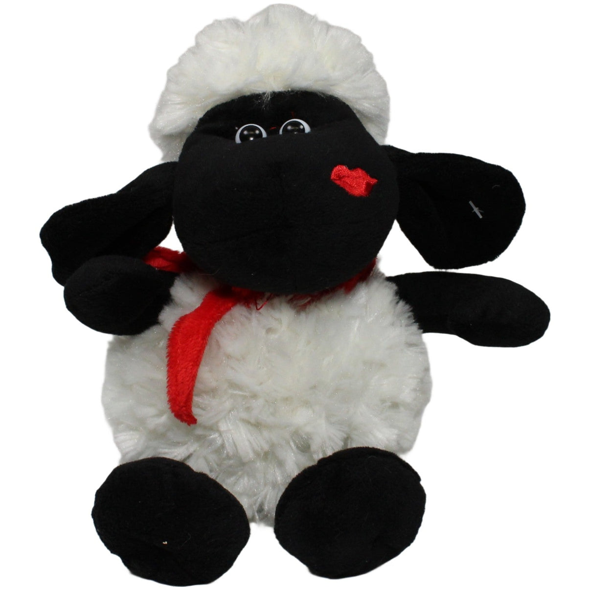 123000021600 Toy Trade Schlenker Schaf mit Kuss auf der Backe Kuscheltier Kumpel Leo 30cm ebay - stofftiere Gebraucht