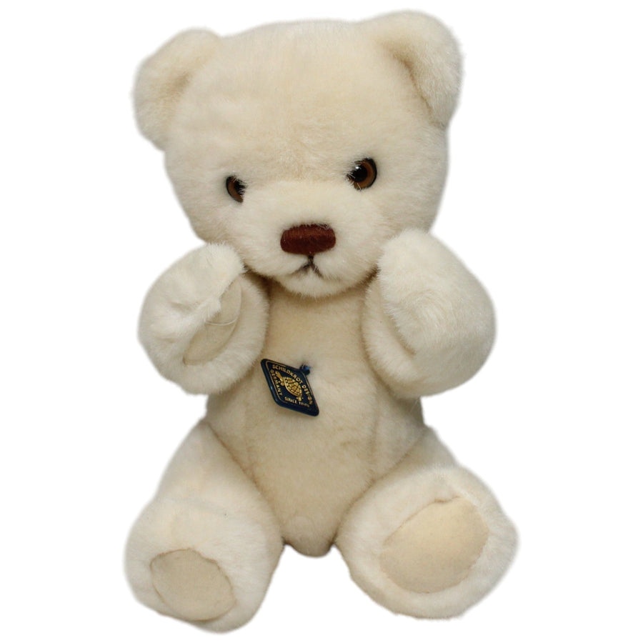 Teddy mit beweglichen Gliedern, weiß