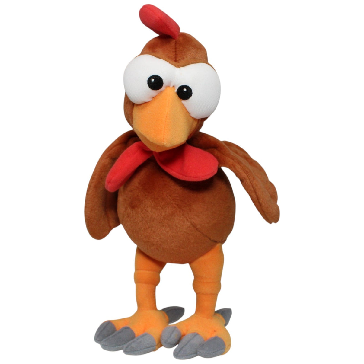 123000021674 À la carte Moorhuhn, stehend Kuscheltier Kumpel Leo 30cm _Vintage_ Braun