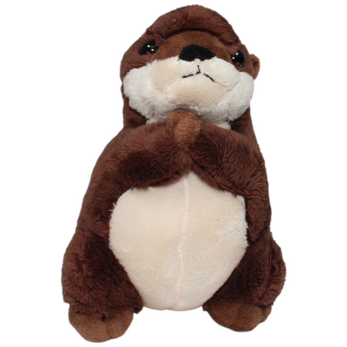 123000021675 Unbekannt Süßer dicker Otter, stehend Kuscheltier Kumpel Leo 18cm Beige Braun