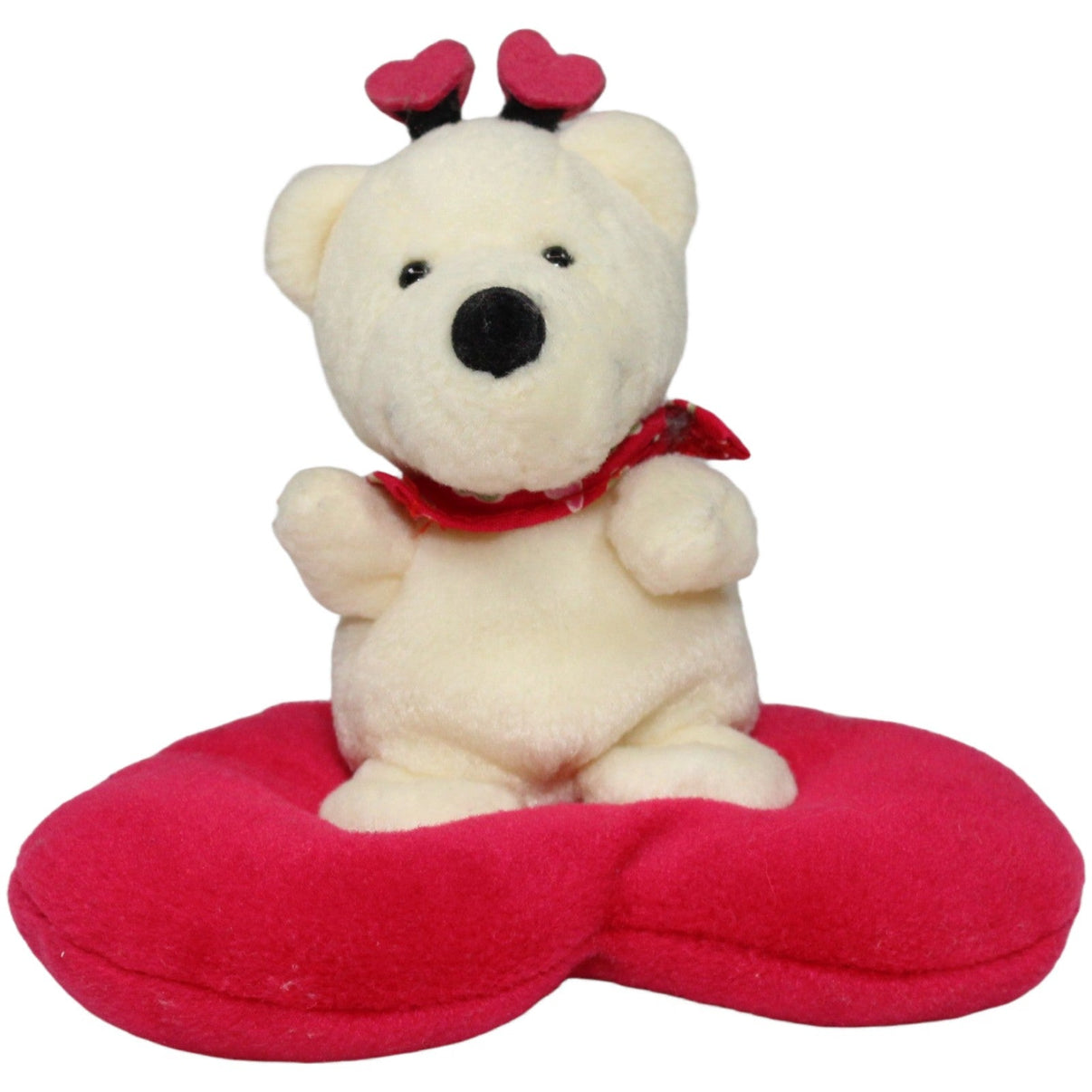 123000021737 NICI Süßer Eisbör auf Herz, mini Kuscheltier Kumpel Leo 15cm ebay - stofftiere Eisbär