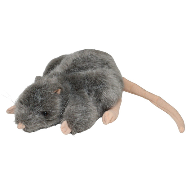 Graue Ratte mit langem Schwanz