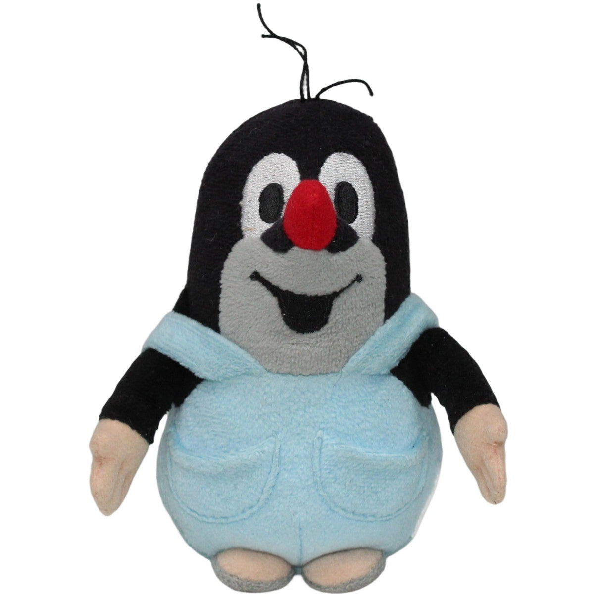 123000021769 Unbekannt Der kleine Maulwurf in Latzhose, mini Kuscheltier Kumpel Leo 10cm Blau Charakter