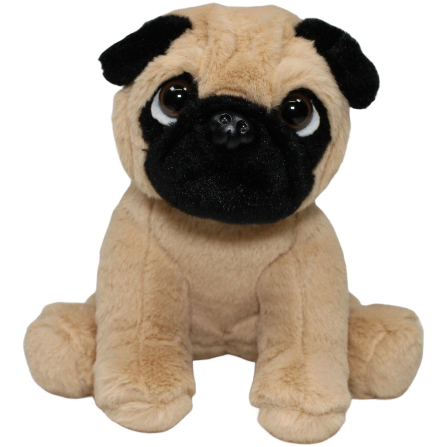 Süßer kleiner Mops, sitzend
