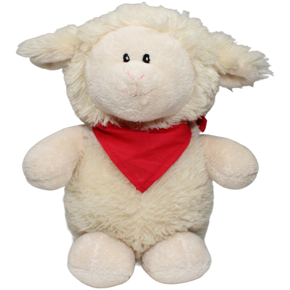 123000021788 KHG Süßes Schaf mit rotem Halstuch, stehend Kuscheltier Kumpel Leo 30cm ebay - stofftiere Gebraucht