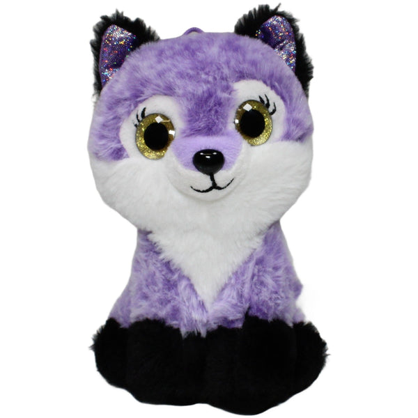 Süßer Fuchs mit Glitzer-Augen, lila