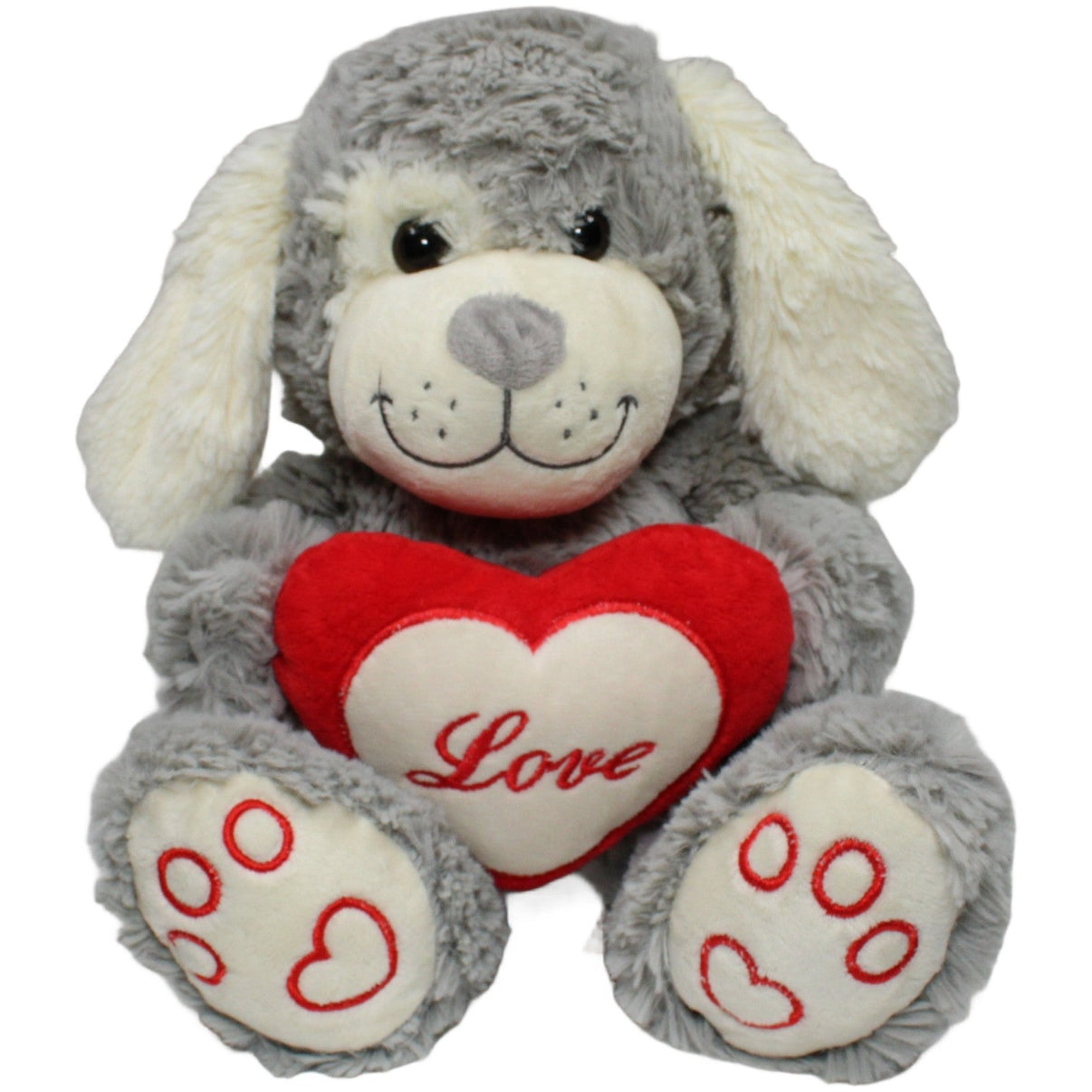 123000021812 Morgenroth Großer Schlenker Hund mit Herz "Love", grau Kuscheltier Kumpel Leo 35cm Beige ebay - 20 - stofftiere