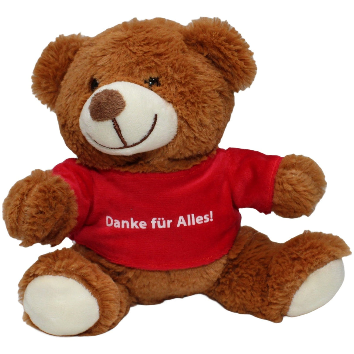 123000021822 Lifstil Teddy mit Shirt "Danke für Alles" Kuscheltier Kumpel Leo 21cm Braun ebay - stofftiere